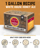 Craft A Brew White House Honey Ale Refill Recipe Kit - 1 Gallon - Ingredients for Home Brewing Beer