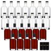 Liengoron Wine Bottles 24PCS Glass Bottles 100ML Glass Bottles with Lids 3oz Glass Bottles with Cork Empty Wine Bottles with Stopper Empty Clear Wine Bottles for Wine Beverages Drinks Beer Water Soda