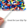 300 Pack Luer Lock Cap Syringe Caps for Luer Slip Lock Tip