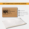 250 Pack Buck UPS Shipping Label Pouches 6.5” x 10” - Packing Slip Envelope Sleeves with Self-Adhesive Peel & Seal - Clear Plastic & Waterproof Mailing Envelopes Ideal for Invoice & Packaging