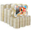 Sure-Max Premium Carton Packing Tape 1.8 mil 330 Feet (110 Yards) - Clear - 2 Cases (72 Rolls Total)
