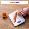 Food Kitchen Scale, Digital Mechanical Weighing Scale, Grams and Ounces for Weight Loss, Baking, Cooking, White