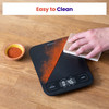 Food Kitchen Scale, Digital Mechanical Weighing Scale,Grams and Ounces for Weight Loss, Baking, Cooking, Keto and Meal Prep, Large, Matte Black