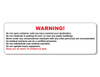 Warning Labels - Generic - 1,000 Count