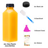 Moretoes 64pcs 16oz Juice Bottles, Reusable and Take Out Juicing Bottles, Clear Containers for Smoothie, Drinking and Other Beverages