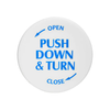 (Pk of 200) Push & Turn Cap Vial Black 60 Dram