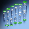 12ml Glass Bottle GlassVial Headspace vial with butyl stopper and Plastic Buckle (12ml 20pcs)