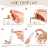 30 Pcs 8 ml Glass Refillable Perfume Bottles Travel Perfume Atomizer No Leak Perfume Spray Bottle Mini Perfume Decanter Clear Perfume Container Fragrance Bottle (Black)