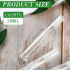 300 Pcs Mini Spray Bottles Clear Refillable Glass Perfume Bottles Fragrance Scent Sample Perfume Atomizer Glass Empty Travel Sprayer Pocket Dispenser Refillable Container (10ml)