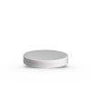 58-400  Neck White PP Smooth Skirt Lid  with Foam liner - Bag of 45