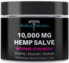 Medical Miracles Hemp Salve Intense Strength 10,000 MG. Ideal for HIPS, Joints, Neck, Back, Elbows, Fingers, Hands, and Knees. 100% Natural - Proudly Made in USA