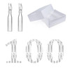 Polyspring Insert Clear Glass, 6mm Insert Diameter,HPLC Vial Insert Volume 200µl (Pack of 100)