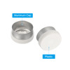 13mm Flip Off Caps, 100 Pcs Flip Off Caps Flip Off Seals Flip Off Vial Seals Plastic Aluminum Caps Cover for Glass Vial, White