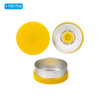20mm Flip Off Caps, 100 Pcs Flip Off Caps Flip Off Seals Flip Off Vial Seals Plastic Aluminum Caps Cover for Glass Vial, Yellow