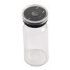 20mm Black Flip Top Caps-100 Pcs Aluminum-Plastic Black Caps for Glass Vial