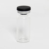 20mm Black Flip Top Caps-100 Pcs Aluminum-Plastic Black Caps for Glass Vial-1754498667