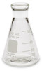 Corning Pyrex Erlenmeyer Flask Set with Rubber Stoppers - 3 Sizes - 50mL, 125mL, 250mL