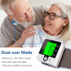 Wrist Blood Pressure Monitor for Home Use Digital Automatic Talking Wrist Blood Pressure Cuff, Rechargeable Blood Pressure Machine Adjustable Bp Cuff 3 Color Backlit LCD Display