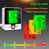 Wrist Blood Pressure Monitor for Home Use Digital Automatic Talking Wrist Blood Pressure Cuff, Rechargeable Blood Pressure Machine Adjustable Bp Cuff 3 Color Backlit LCD Display