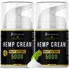 Hemp Cream -4oz- Neem, MSM, Turmeric, Emu Oil, Menthol, Aloe - 2 Pack