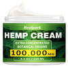Healpark hemp Cream - 8.5 fl oz -with Arnica,MSM, Turmeric, Menthol, Aloe