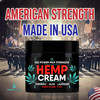 Healthergize Hemp Cream Maximum Strength-Full Body Hemp Lotion Relief-Instant Results-Hemp Oil Infused-Lavender, Aloe, Turmeric, Aches, Muscles, Joints, Back, Knees, Neck-Made in USA