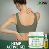 5kind Hemp Active Gel 16.9 fl oz - Hemp Cream Maximum Strength - Natural Soothing Topical Cream - Muscle Rub for Lower Back, Joints, Neck, Knees, Shoulders