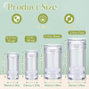 30 Pcs Empty Deodorant Containers Twist up Filling Stick Plastic Deodorant Container Refillable Bottles Bottomfill Round Lip Balm Tubes for Homemade DIY Lipstick Crayon(75 ml,Clear)