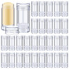 30 Pcs Empty Deodorant Containers Twist up Filling Stick Plastic Deodorant Container Refillable Bottles Bottomfill Round Lip Balm Tubes for Homemade DIY Lipstick Crayon(30 ml,Clear)