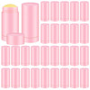 30 Pcs Empty Deodorant Containers Twist up Filling Stick Plastic Deodorant Container Refillable Bottles Bottomfill Round Lip Balm Tubes for Homemade DIY Lipstick Crayon(30 ml,Pink)