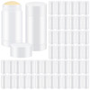 50 Pcs 15ml Empty Deodorant Containers Twist Filling Stick Plastic Deodorant Container Refillable Bottles Bottom Filling Round Lip Balm Tubes Cylinder for Homemade DIY Lip Balm(White)