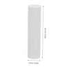Healvian 50pcs Empty Lip Balm Tubes White Cosmetic Containers for Homemade Lip Balms and Reusable Plastic Storage for Crafting and Projects