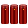 PVC Heat Shrink Capsules - Burgundy Red 120 Count Wine Caps Shrink Wrap Sleeves Clear Bottle Corks for Professional, Wine Making Cellars and Home Use