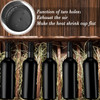 200 Pieces PVC Heat Shrink Capsules Hot Sauce Bottles 28 x 50mm Wine Woozy Bottles Capsules Shrink Caps,5oz 10oz (Black)