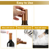 150Pcs PVC Heat Shrink Capsules Wine Bottle Sealer Wine Shrink Wrap Caps for Wine Glass Bottles, Wine Cellars, Home, 30x60mm, Green
