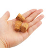Owevvin 100 Pieces #7 Tapered Cork Plugs, Premium Blank Wine Corks Wine Stoppers Replacement Corks, 0.8 x 0.6 x 1 Inch
