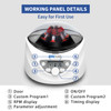 Lab PRP Benchtop Centrifuge 6x15mL/10mL/7mL/1.5-5ml, 300-5000rpm(Max. 2600xg RCF),LCD Digital Desktop Lab Centrifuge Timer 30sec-99min, Two Quick Start Programs