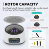 PRP Centrifuge Machine LC-400 8 * 2ml/5ml/10ml, 4 * 15ml Lab Tubes | Low Speed Control 500-4000RPM,Max 1717xg | Timer Function 30sec-59min