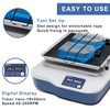 Digital Orbital Shaker Adjustable Speed 40-200RPM,Capacity 2KGS, Orbital Rotator Shaker with Continuous Mode or Timer Mode(1min-99h59min), Replaceable Platform,Labs and Classrooms