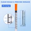 1 ML 29G 5/16 in (8 mm) Syringe, Disposable Individually Wrapped , 100 Pcs