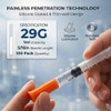 1 ML 29G 5/16 in (8 mm) Syringe, Disposable Individually Wrapped , 100 Pcs