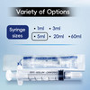 5mL Luer Lock Syringe (No Needle) - Sterile, Individually Wrapped - Pack of 30, Accurate Liquid Measurement, Leak-Proof Design
