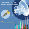 5mL Luer Lock Syringe (No Needle) - Sterile, Individually Wrapped - Pack of 30, Accurate Liquid Measurement, Leak-Proof Design