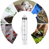 20mL Luer Lock Syringe (No Needle) - Sterile, Individually Wrapped - Pack of 30, Accurate Liquid Measurement, Leak-Proof Design