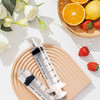 60mL Luer Lock Syringe (No Needle) - Sterile, Individually Wrapped - Pack of 30, Accurate Liquid Measurement, Leak-Proof Design