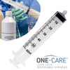 ONE-CARE 60ml Luer Lock Syringe, 60 Pack, Sterile Plastic Tool for Oil Suction, Automotive Fluids, Hydroponics & Liquid Transfer - Industrial Grade - Individually Wrapped, Syringe Only