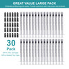 30Pack 1ml Luer Lock Syringe Without Needle - 1cc Plastic Syringes Individually Sterile Sealed with Tip Caps, No Needles ( 30Pack 1 ml )