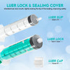 60ml Syringe without Needle Luer Lock Syringes with Cap, Sterile, 10 Pack