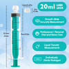 SHAOTONG 20ml Syringe without Needle Luer Lock Syringes with Cap, Sterile, 10 Pack