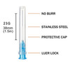 100pcs 23Ga 1.5inch for Industrial Lab Accessories, Measuring and Refilling Inks
